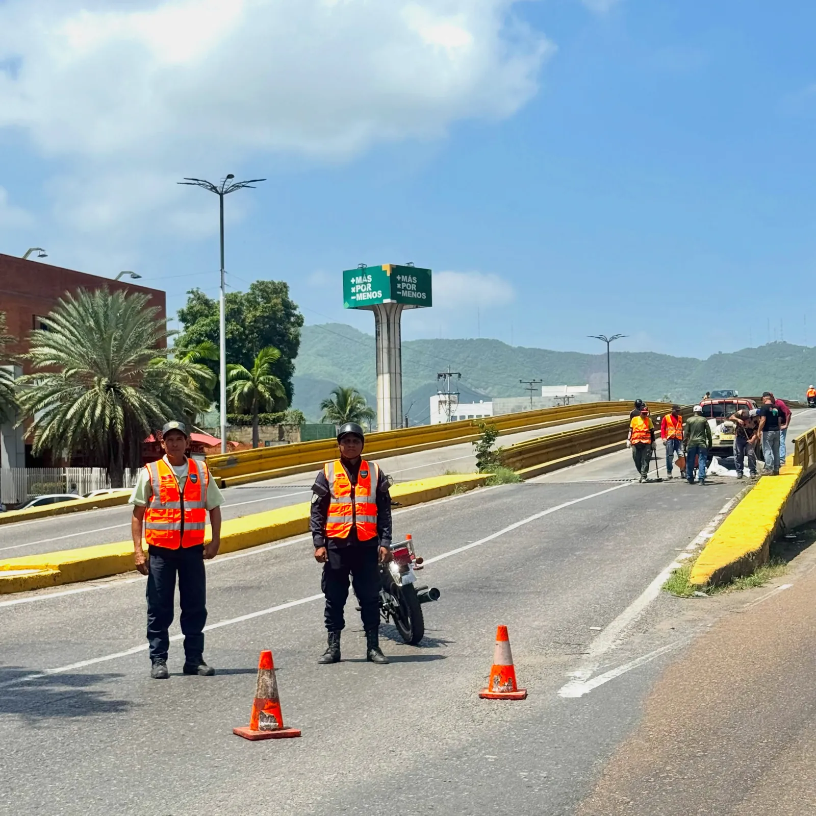 Asfalto Frío en el Elevado de Puerto La Cruz (Eje 5)